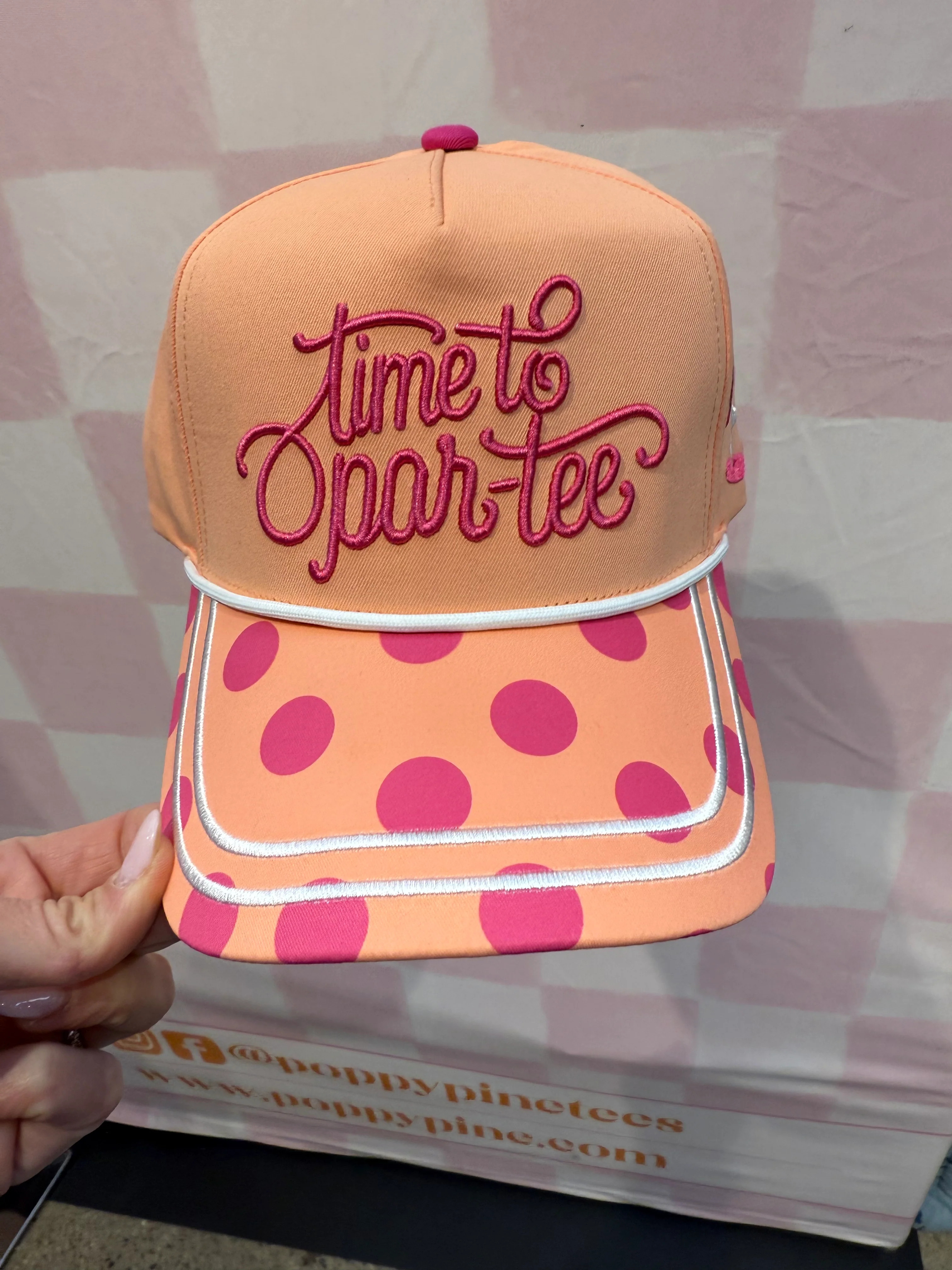 Time to Par-tee Hat- Pre Order | Poppy & Pine