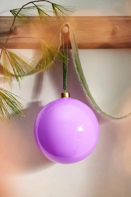 8" Giant Glass Bauble Ornament | Anthropologie (US)
