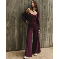 Vuori Halo Easy Wideleg Pants | Cerise | Large | Vuori Clothing (US & Canada)