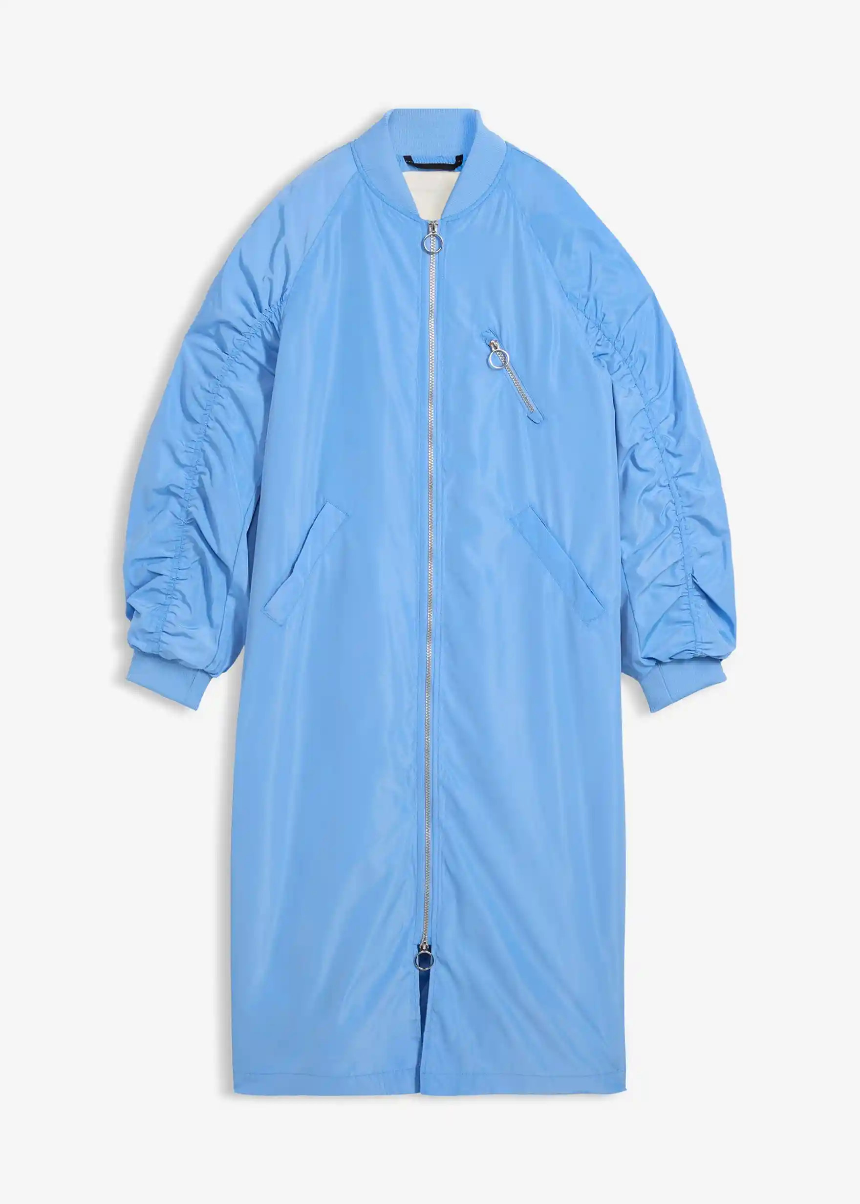 Blouson-Mantel mit Strickkragen | Bonprix DE