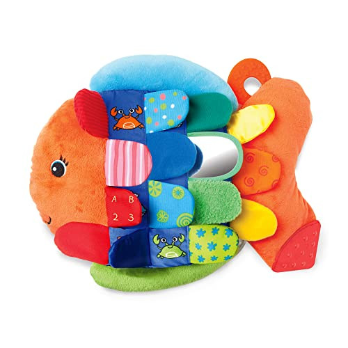 Melissa & Doug Flip Fish Soft Baby Toy - Tummy Time Sensory Toy with Taggies for Infants | Amazon (US)