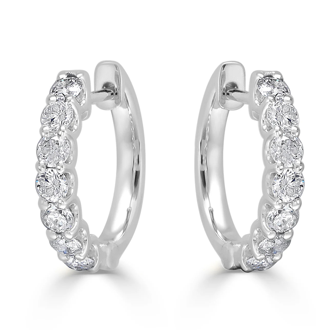 Sophia Diamond Huggie Earrings | RW Fine Jewelry