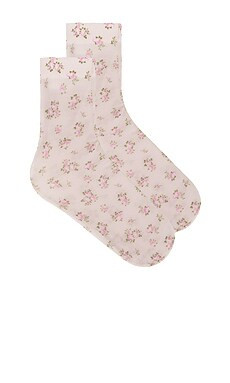 Floral Mid-calf Socks
                    
                    For Love & Lemons | Revolve Clothing (Global)