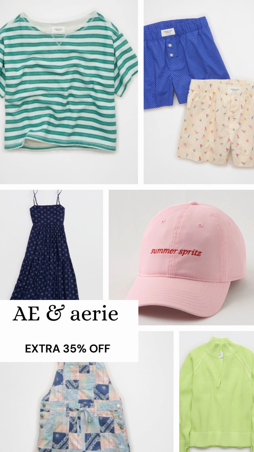 for two days only if you shop both @ae and @Aerie you get an extra 35% off!! use the code DREAMTEAM to save!!

#LTKSaleAlert #LTKgrwm #LTKootd