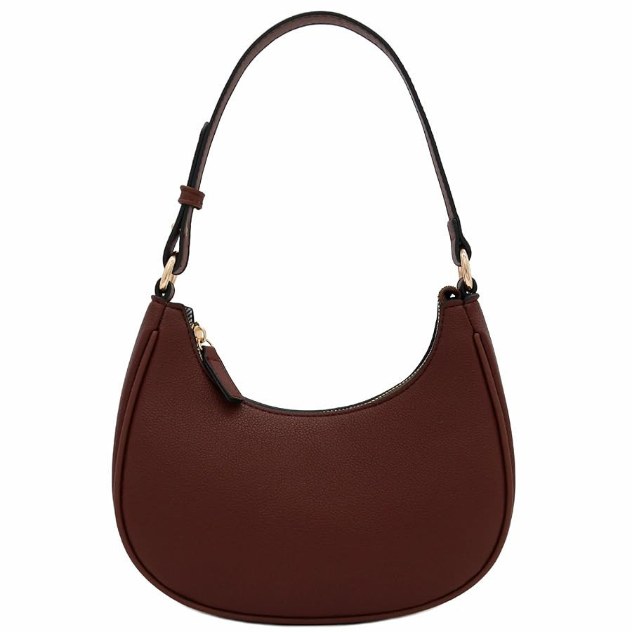 FashionPuzzle Small Crescent Shoulder Bag Underarm Purse | Amazon (US)