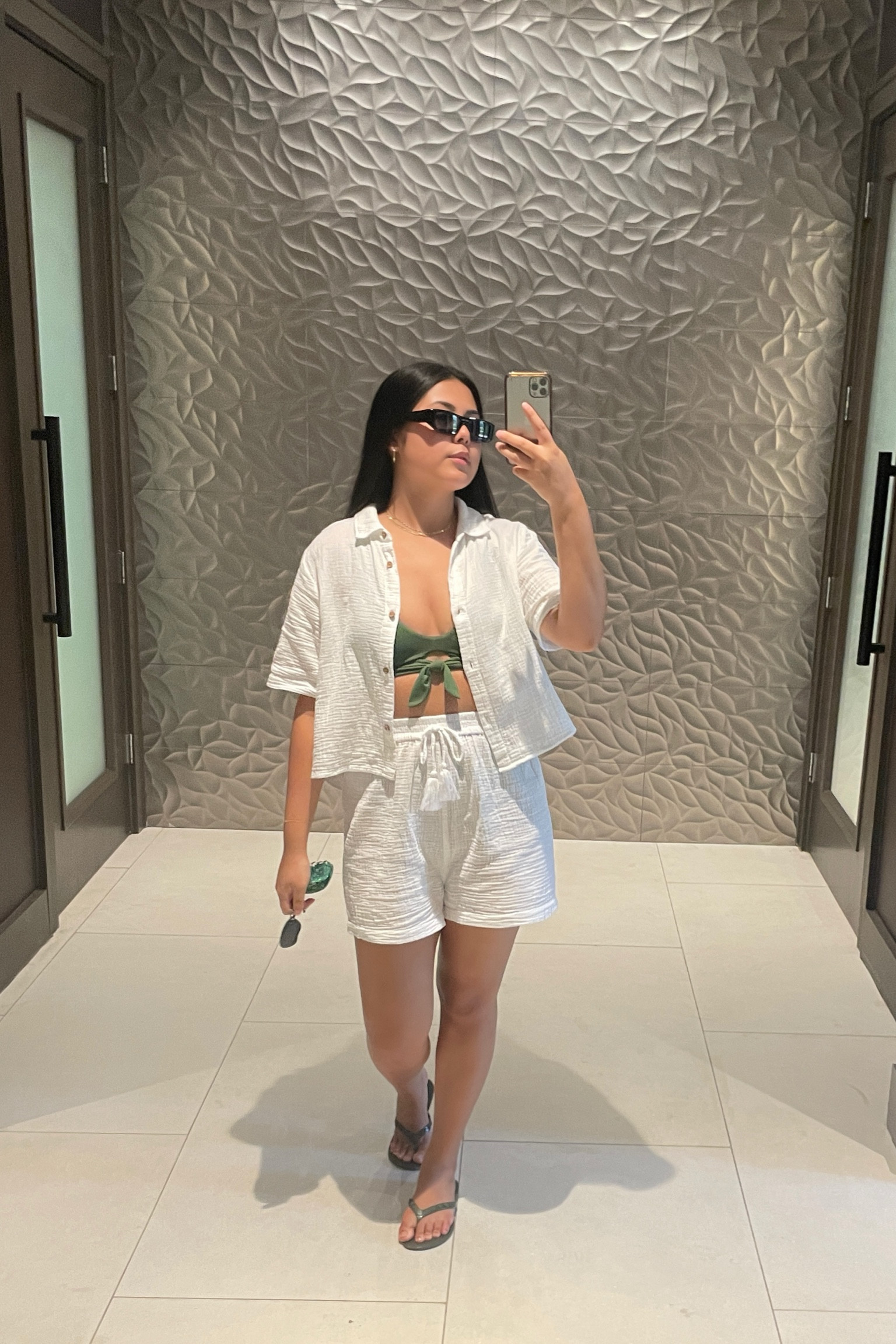 Happy 4th OOTD ❤️🤍💙 
Swim suit size medium
White set size medium 
Shoes size 8.5

#LTKswim #LTKtravel #LTKxNSale