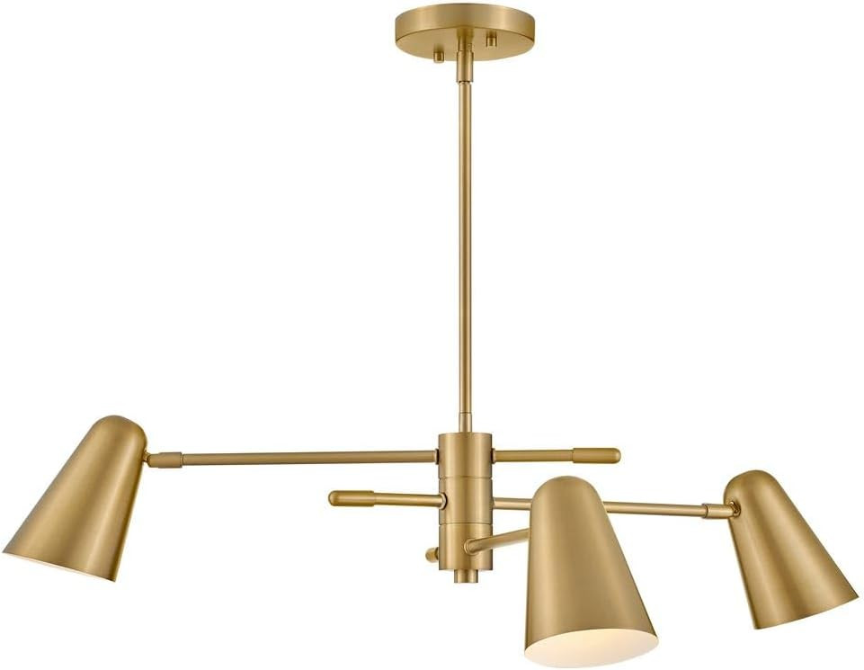 Lark Birdie 83543LCB Three-Light Convertible Mobile Chandelier - Single-Tier, Articulating Arms, ... | Amazon (US)