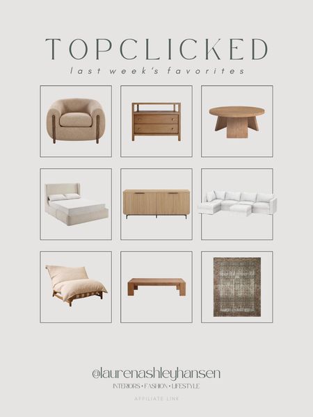 This week’s top clicked items! Most of these items are on sale and so many of you are taking advantage of the amazing deals. We have all of these pieces in our home and absolutely love! 

#LTKStyleTip #LTKSaleAlert #LTKHome