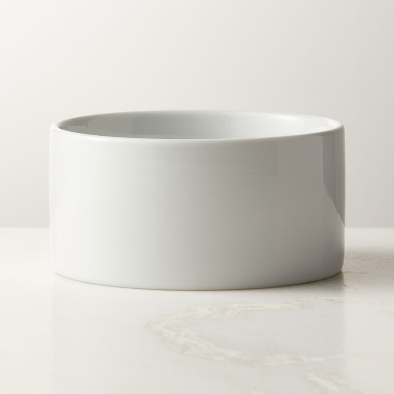 Inge Modern White Soup/Cereal Bowl + Reviews | CB2 | CB2