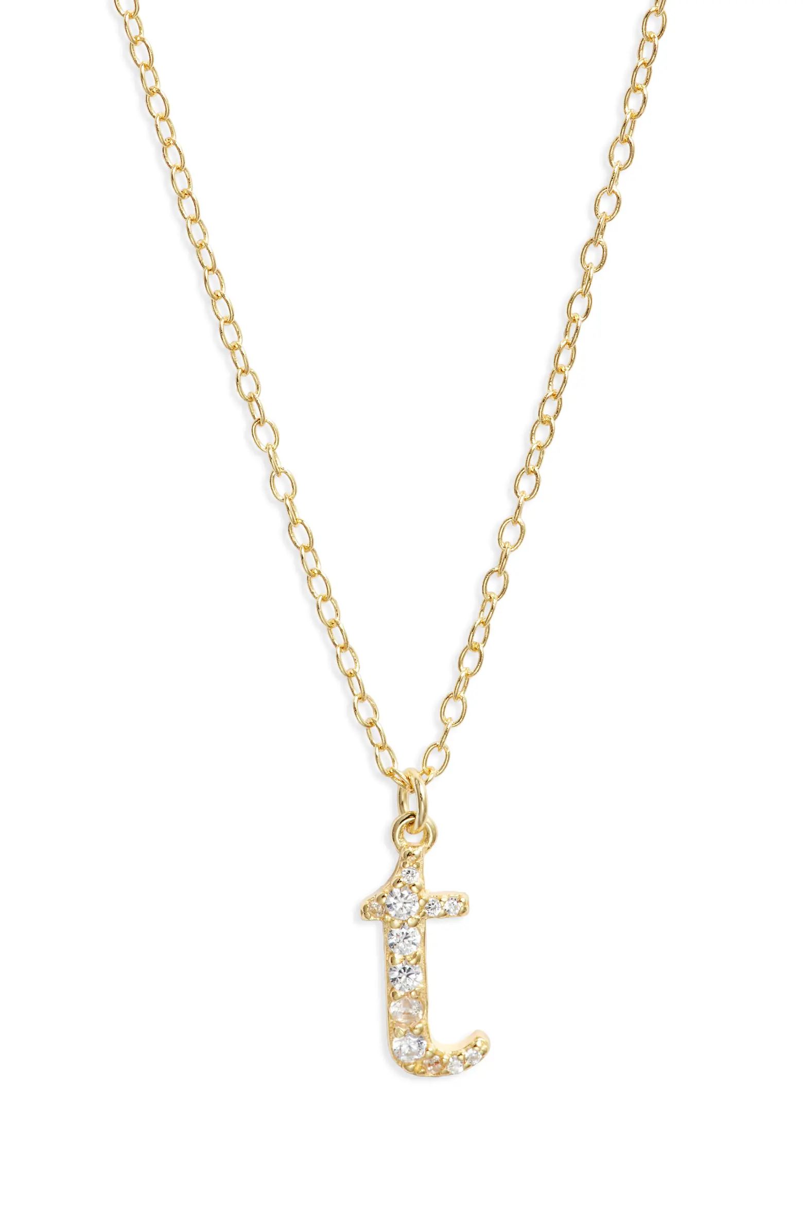 Mini Pavé Initial Necklace | Nordstrom