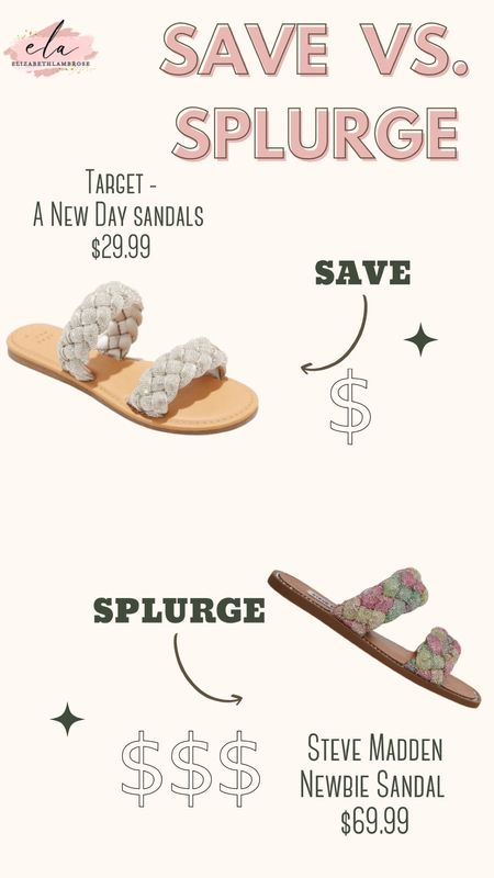 Run to target they just got these sandals back in stock!! Only $30 and you get 2 day shipping! 
I already snagged some, so go grab yours!

#target #sandals #sparkle #dupe #savevssplurge #save #stevemadden 

#LTKFind #LTKshoecrush #LTKunder50
