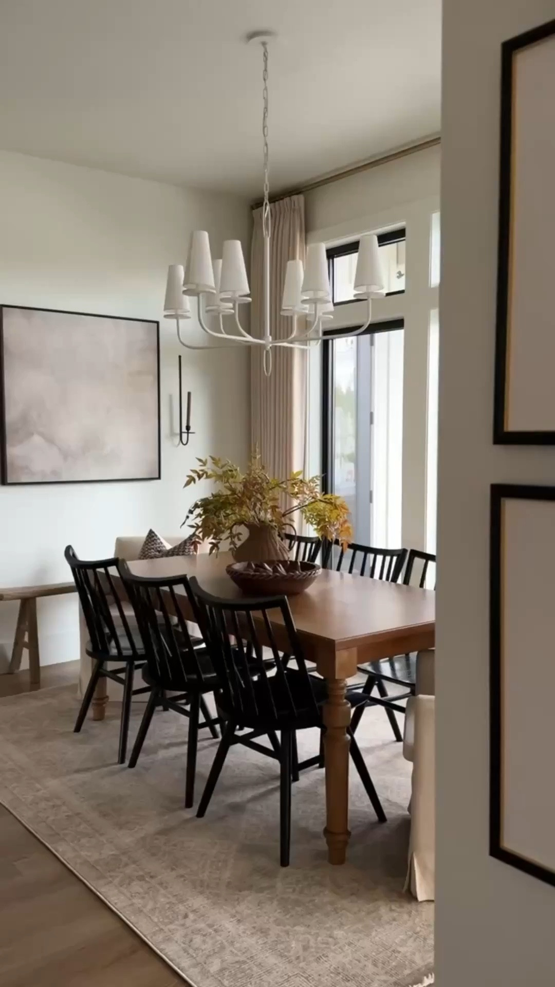 Affordable doesn’t mean it lacks style! I love our Walmart dining table so much. It’s heavy, great quality, affordable and has been great with kids. Our dining chairs are affordable as well, and have been functional and comfortable for our young family. 

#LTKHome #LTKSaleAlert