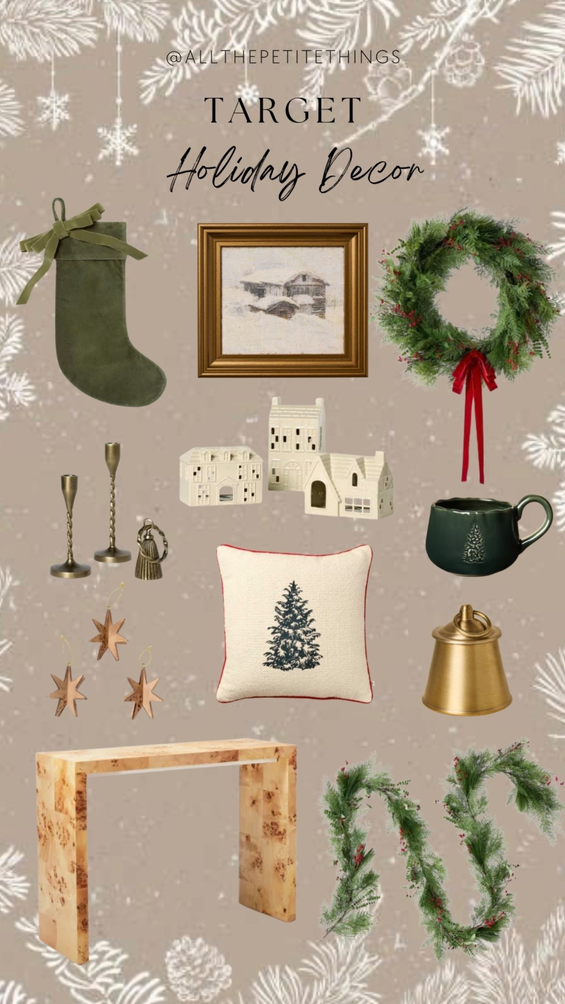 New Target home decor finds for the holidays 🎄🤍

#LTKHome #LTKHoliday #LTKSeasonal