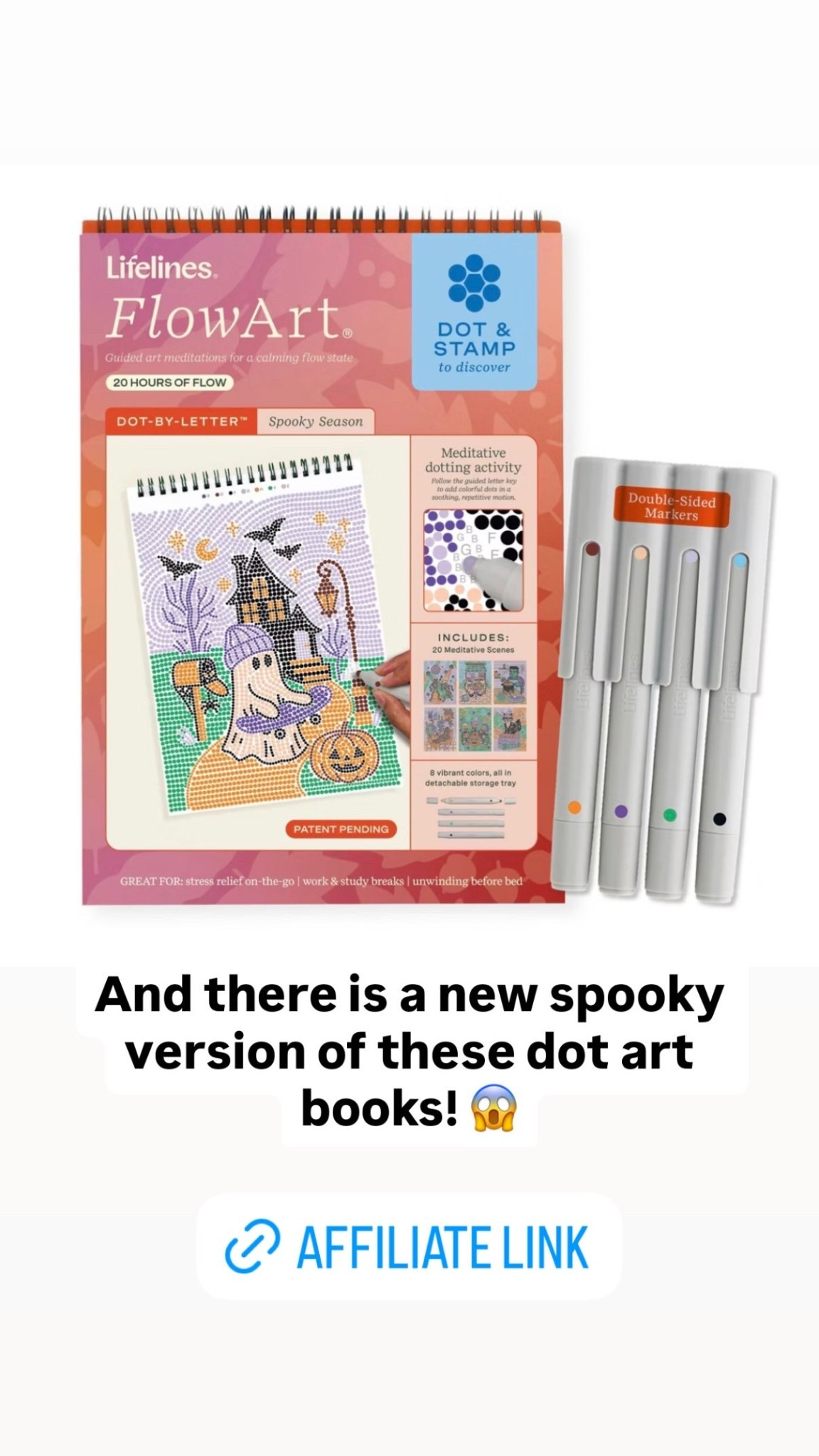 And there is a new spooky version of these dot art books! 😱