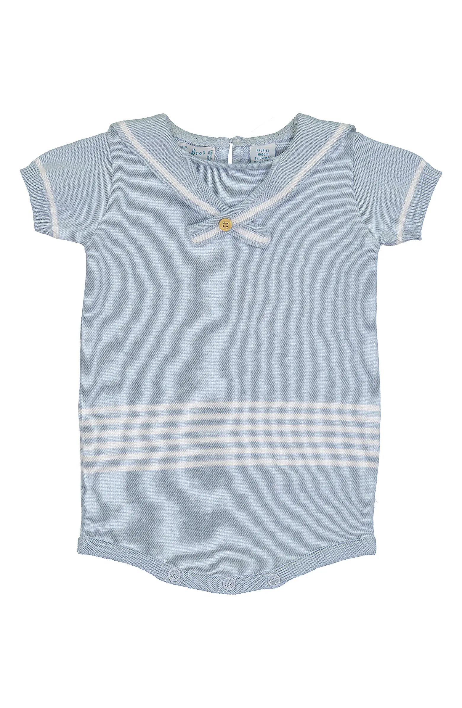 Feltman Brothers Sailor Knit Romper | Nordstrom | Nordstrom