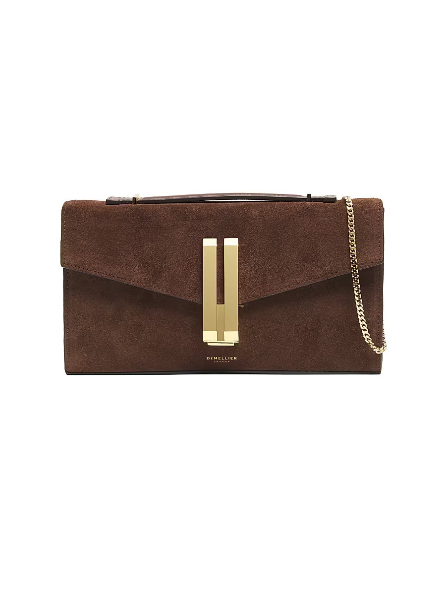 Women's Vancouver Suede Convertible Clutch - Mocha Suede | Saks Fifth Avenue