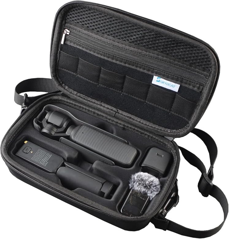 Skyreat Osmo Pocket 3 Case, Portable PU Storage Protective Bag for DJI Osmo Pocket 3 Creator Comb... | Amazon (US)