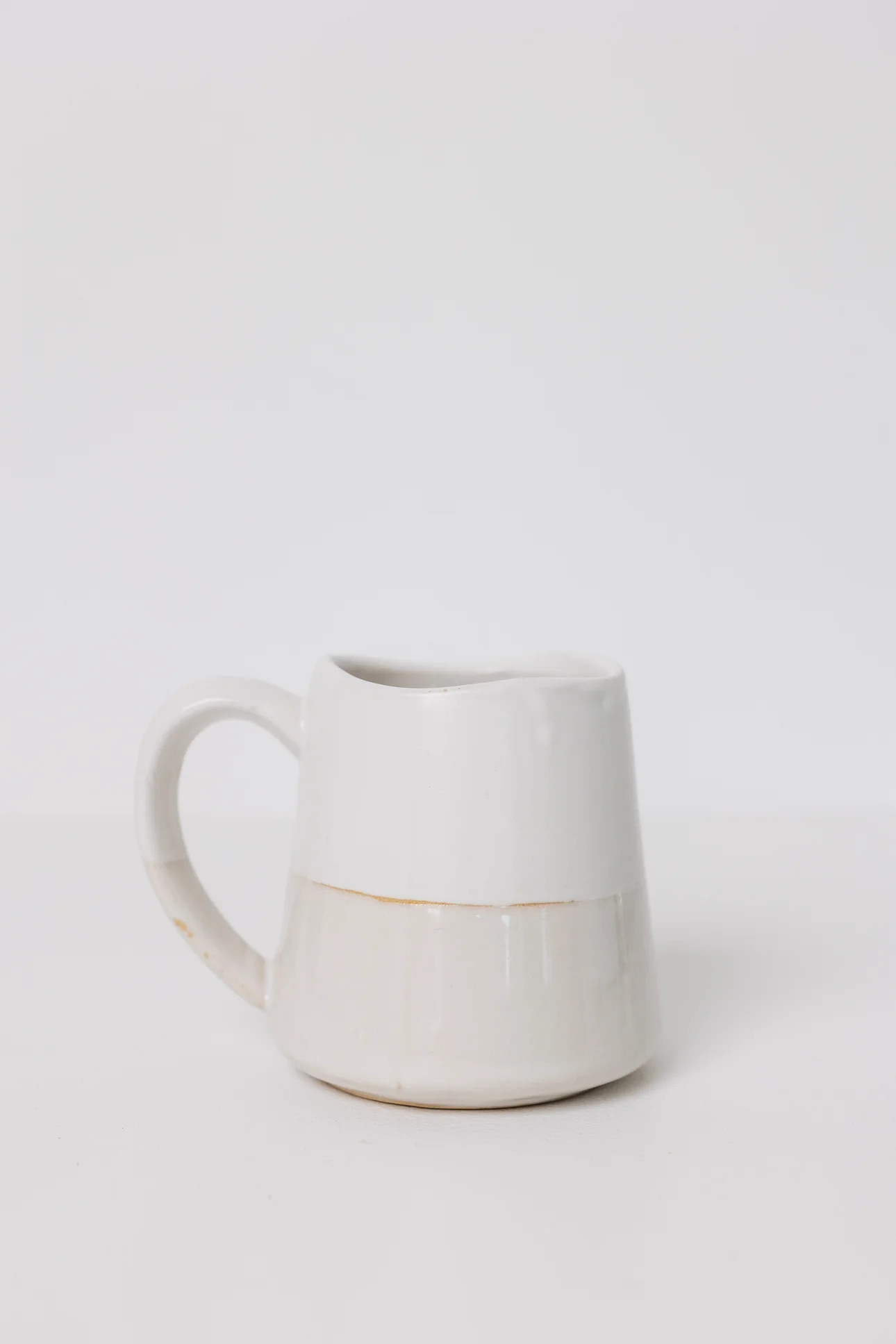 Sonnet Stoneware Coffee Mug - Matte White/ Glossy White - Set of 4 | THELIFESTYLEDCO