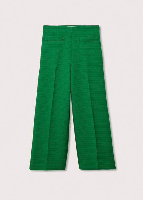 Tweed straight pants | MANGO (US)