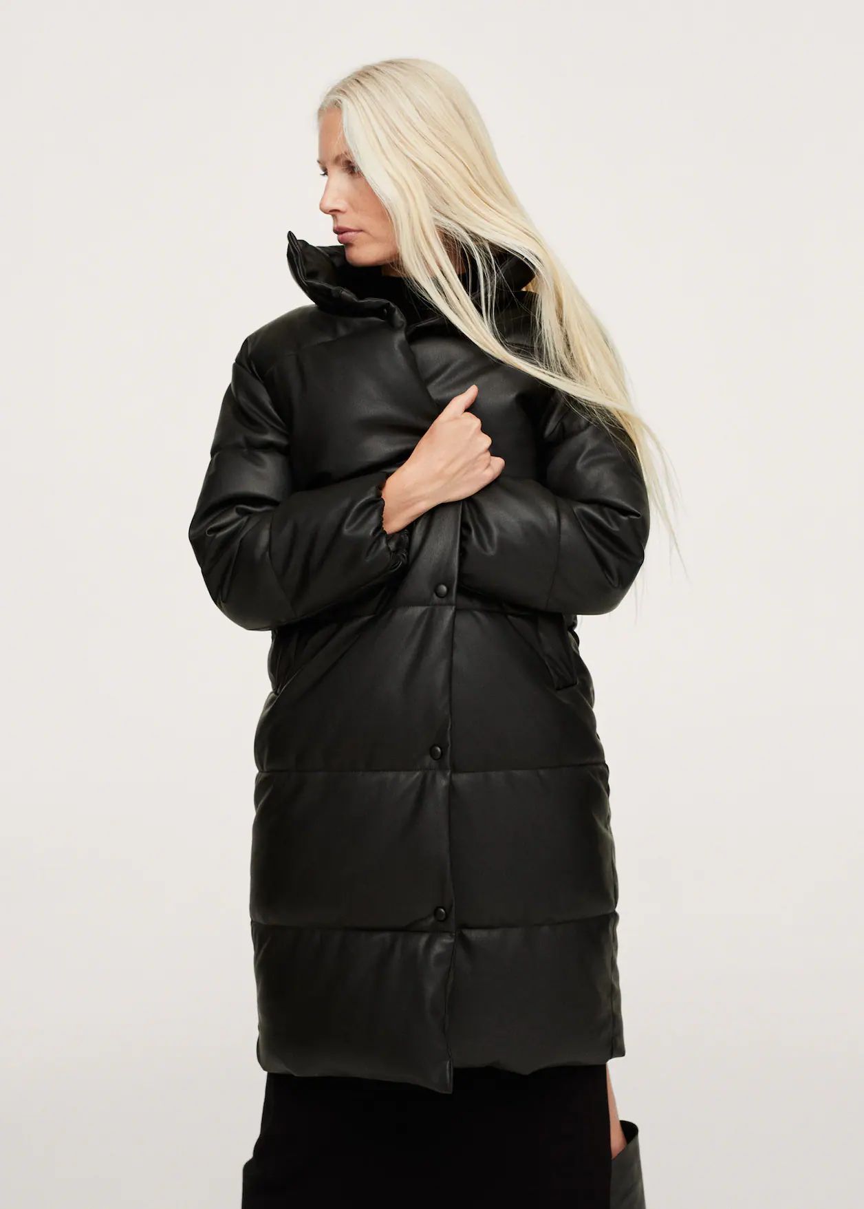 Oversized padded coat | MANGO (US)