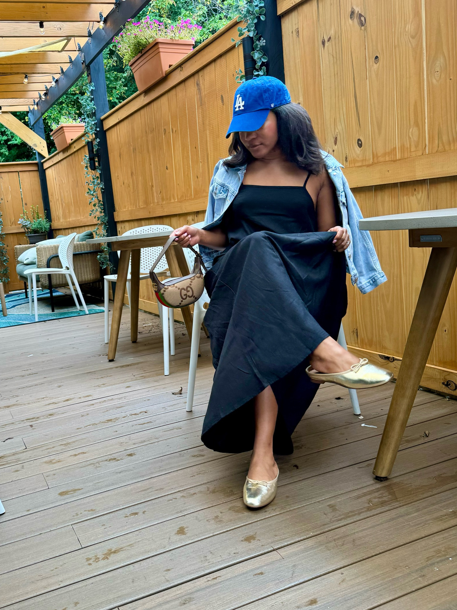 Everything I’m wearing is on sale! $21 denim jacket with code “GREAT”, my ballet flats are 25% off and SO comfortable - I love that they slip on easily. And my Amazon dress is on sale for $39, excellent quality to throw on while it’s still warm out. Also linked my tried and true Gucci bag!

#LTKFallSale #LTKFindsUnder50 #LTKFindsUnder100