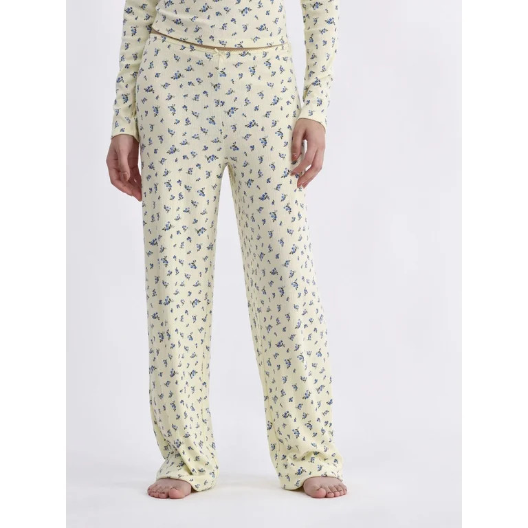 No Boundaries Pointelle Sleep Pants, 31'' Inseam, Women’s | Walmart (US)