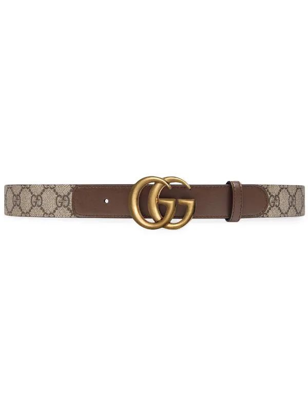Double G buckle GG belt | Farfetch Global