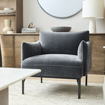 Performance Modern Chenille, Slate | West Elm (US)