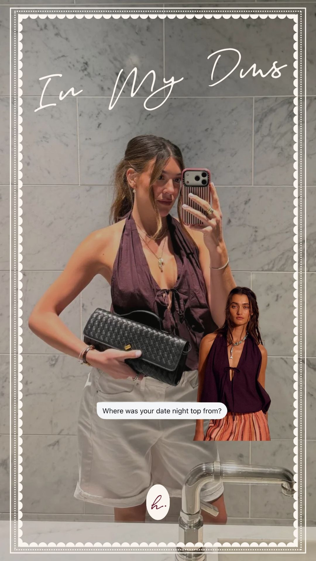 In my DMs!! My date night top from Free People! It comes in so many cute colors!

#LTKgrwm #LTKootd