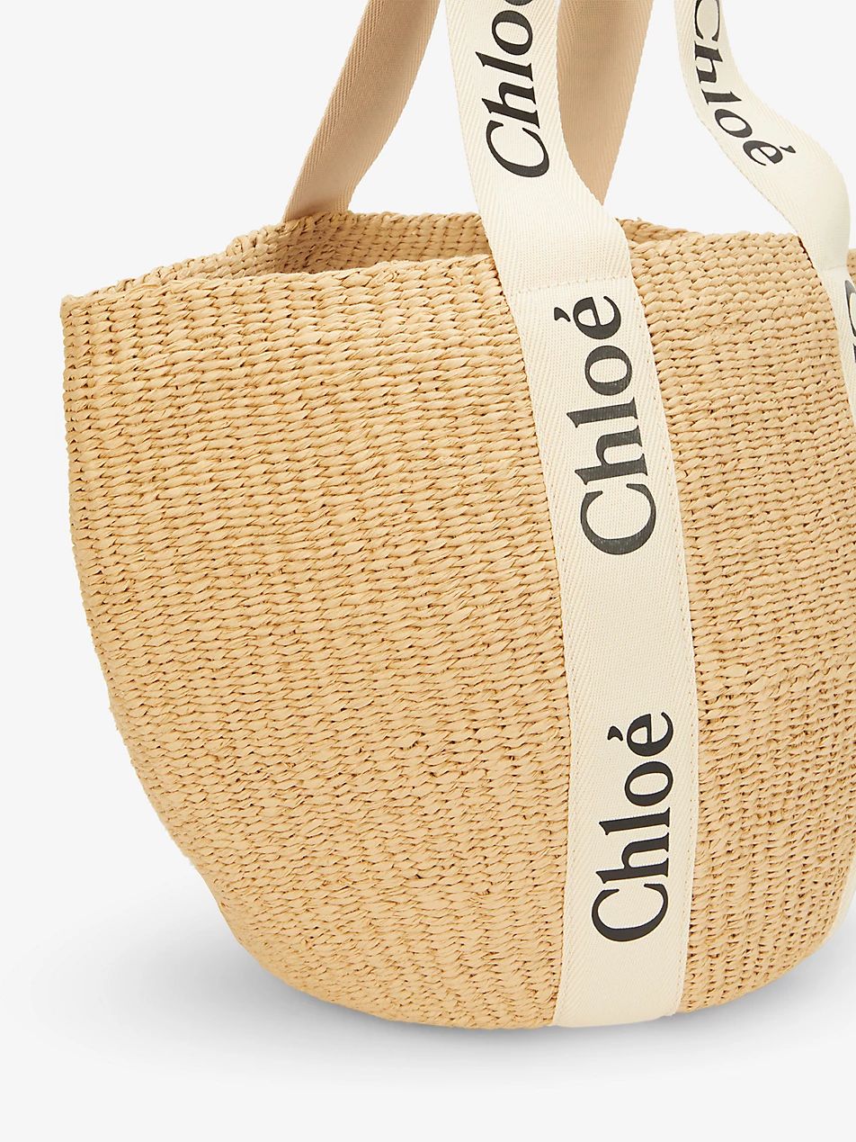Woody medium paper basket bag | Selfridges