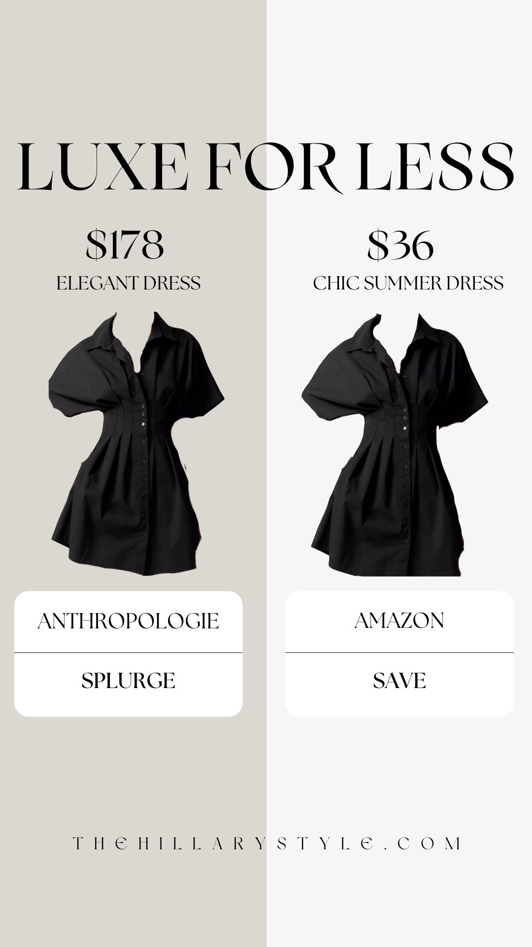 The Anthropologie look, without the price tag. This Amazon dress gives the same sleek-chic vibe for less—effortless, elevated, and affordable.

#LTKStyleTip #LTKOver40 #LTKFindsUnder50