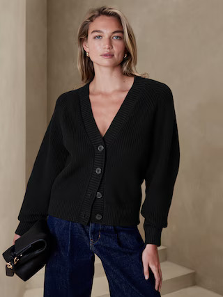 Chunky Cardigan | Banana Republic Factory
