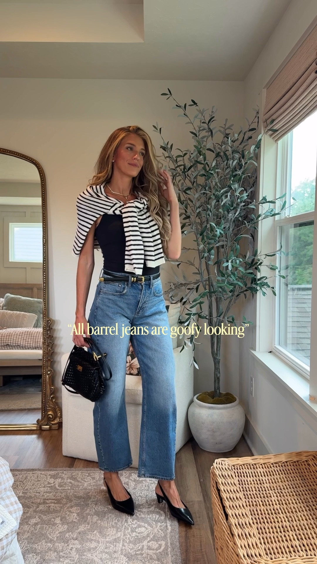 one of my favorite pairs of denim and on sale! These are true to size and I’m wearing a 27 long. I love that. These are a slight barrel so they don’t look overdone. Use code DENIMAF for an additional 15% off already on sale jeans!
@abercrombie 

Denim Promo: *Offer valid in stores and online August 5, 2026 to August 10, 2026 in US/CA. Excludes clearance. Online price reflects discount.
Extra 20% Off: *Offer valid in stores and online August 5, 2026 to August 10, 2026 in US/CA. Exclusions apply as indicated. Online price reflects discount.
Promo Code: **Use code DENIMAF to get an additional 15% off almost everything in stores and online at checkout from August 5, 2026 to August 10, 2026 in US/CA. Exclusions apply. See details online.

#LTKTall #LTKootd #LTKTall #LTKSaleAlert