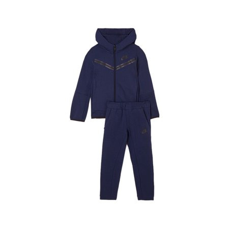 Nike Tech Fleece Full-Zip Hoodie and Joggers Baby Boys Clothing Set Size 3T Color: Navy | Walmart (US)
