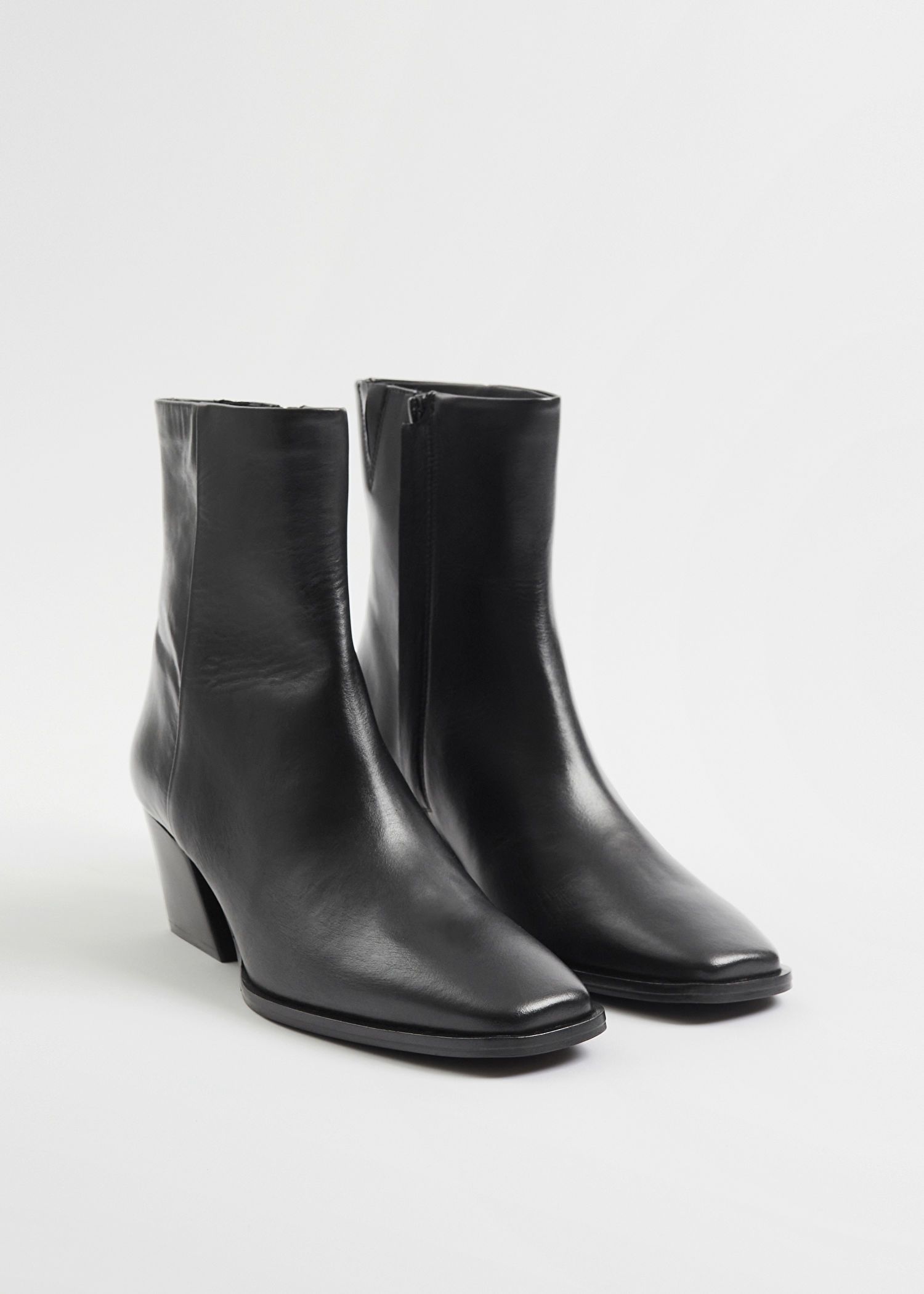Western Leather Ankle Boots | & Other Stories (EU + UK)