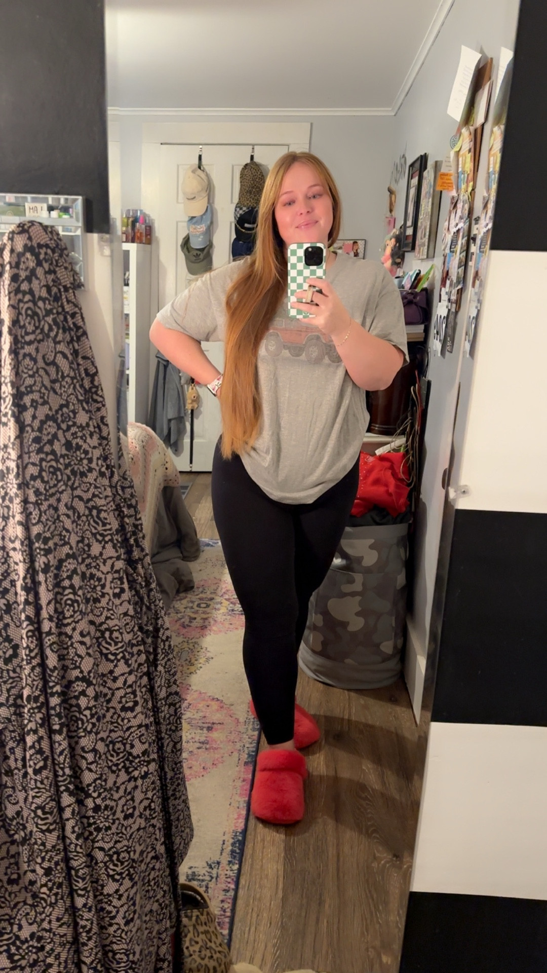 A nice casual fit for a day spent baking in the kitchen. That made for a perfect day to wear one of my festive tshirts. Living in PA. My arms don’t get to see much winter. 😂 

On my baking list today were peanut butter blossoms, Oreo balls, Chex mix and sugar cookies. I got it all done and the kids enjoyed the cut out cookies and decorating them. 

A busy but successful day! 

#LTKootd #LTKMidsize #LTKHoliday