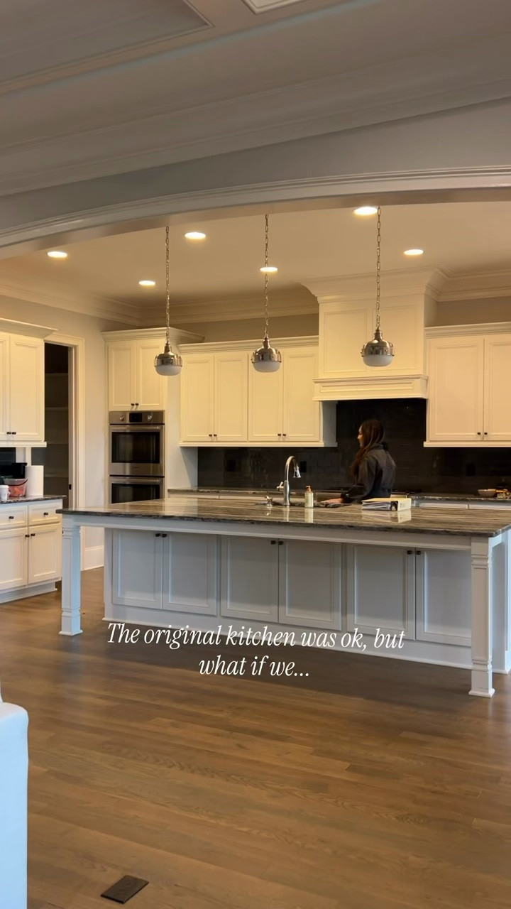 The before and after of our kitchen 😍