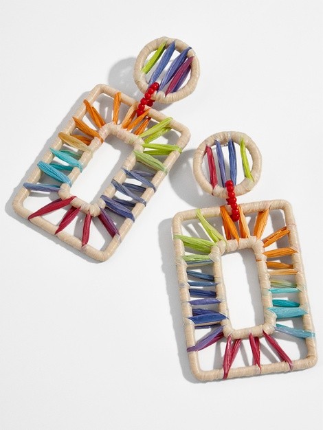 Reisa Raffia Drop Earrings | BaubleBar (US)