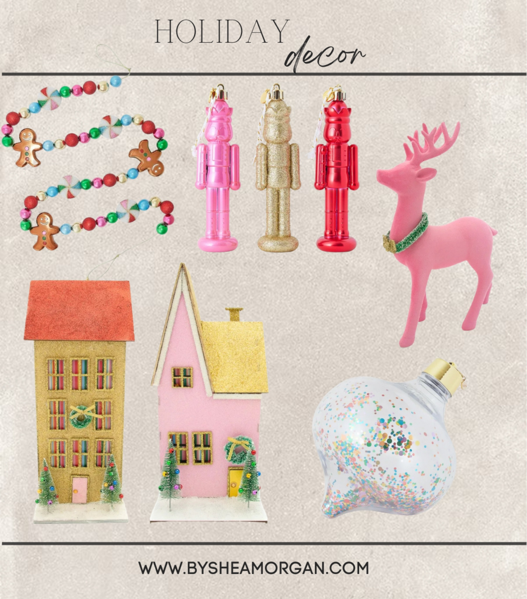 Holiday decor, Walmart Christmas decor, pink Christmas decor 

#LTKHoliday