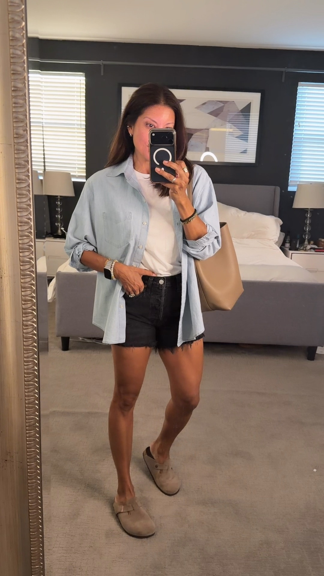 OOTD for a Saturday spent with the family.  Warm fall day called for shorts 

Top xs oversized 
Shoes tts @Birkenstock US

#LTKootd #LTKmomlife #LTKSeasonal