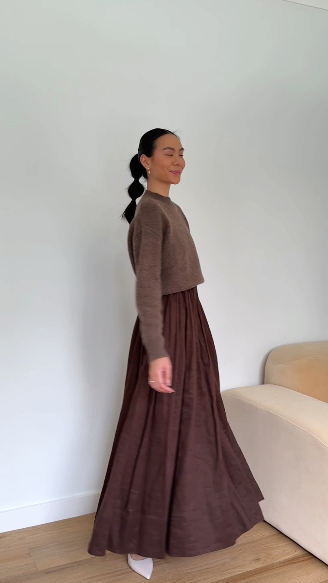 5 second outfit for when you have nothing to wear! a jumper over the dress combo is the eaaasiest to throw together + this sweater is SO COSY & WARM & SOFT!!

exact dress: https://mattir.com/products/siena-dress-coffee?_pos=3&_sid=6708c695a&_ss=r

#LTKwinter #LTKworkwear #LTKaustralia