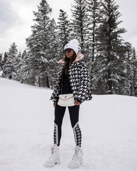 Ski outfit ideas
Perfect moment houndstooth puffet
Perfect moment ski layers 
Moncler beanie
Prada combat boots 

#LTKtravel #LTKstyletip #LTKSeasonal