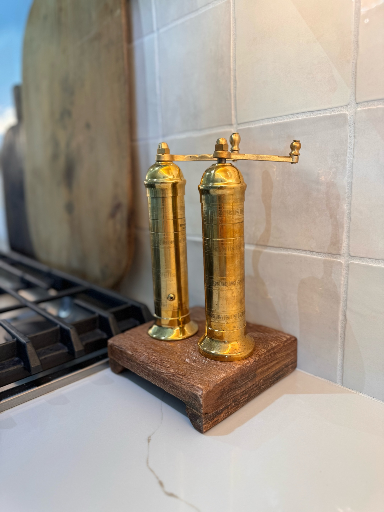 By FAR my favorite salt and pepper mill. The more we use them the more beautiful they age. These are from McGee & Co  

#LTKSaleAlert #LTKHome #LTKSummerSales