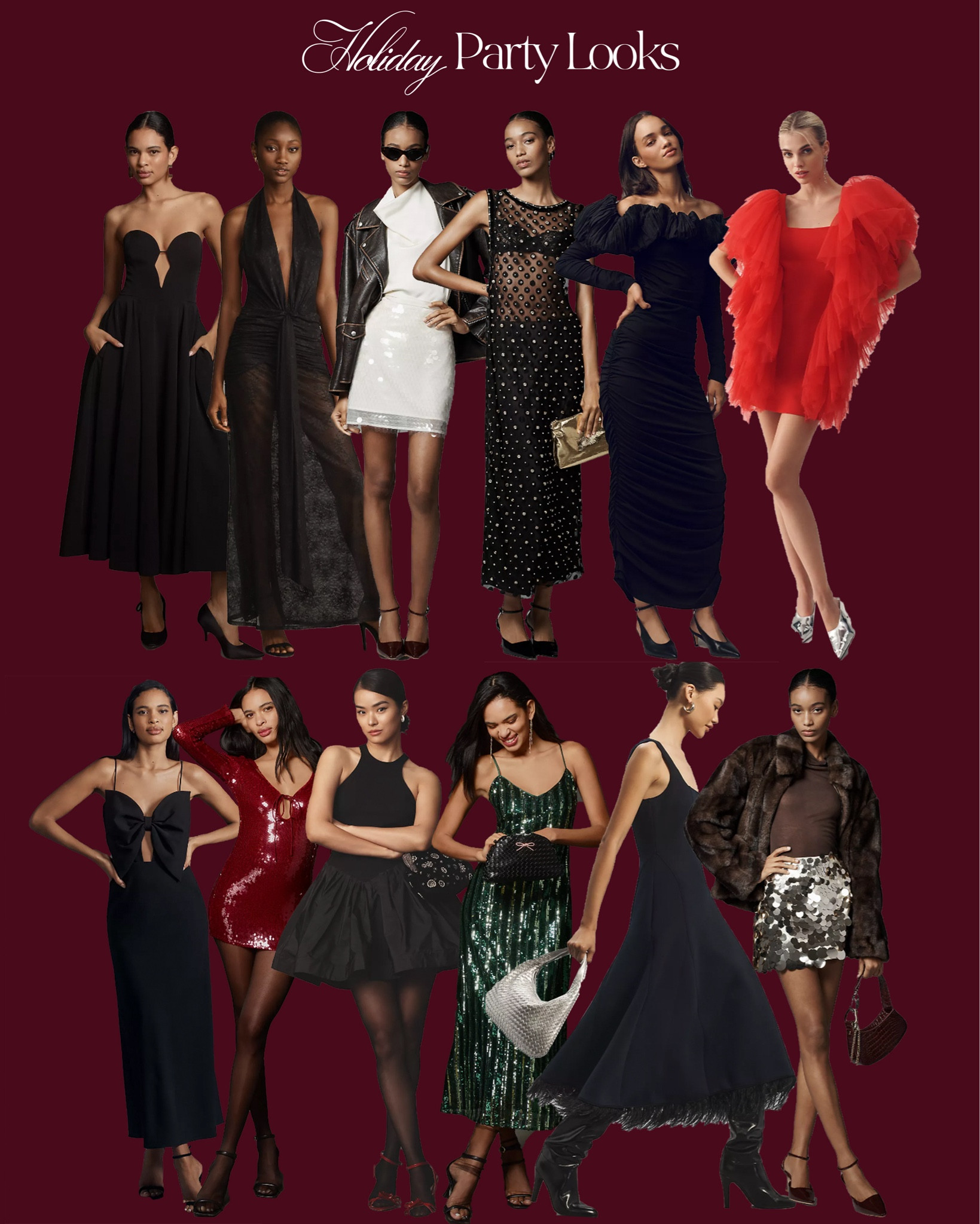 Holiday Party Looks from Anthro 🪩 30% off code: SOMEWHERE30