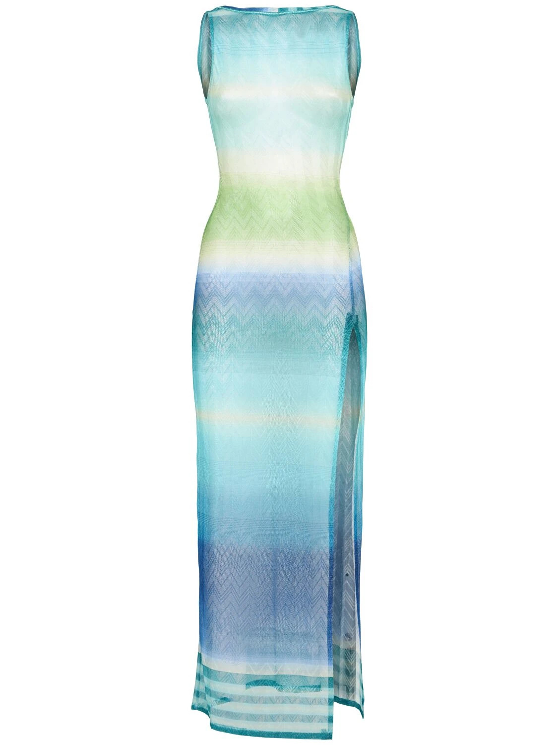 Printed Degradé Cover Up Long Dress | Luisaviaroma