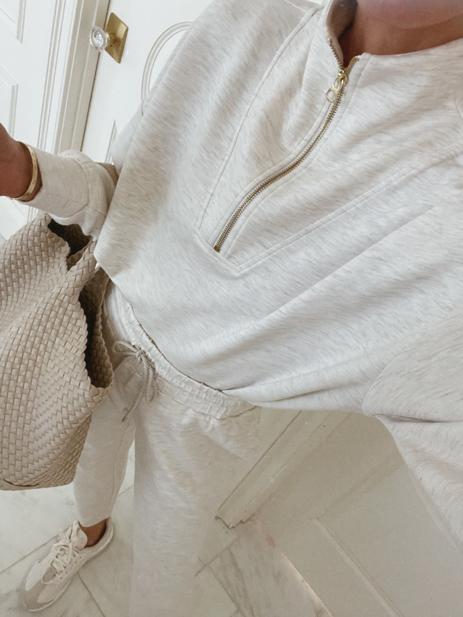 Travel outfit 

Top wearing size small
Bottoms size small
