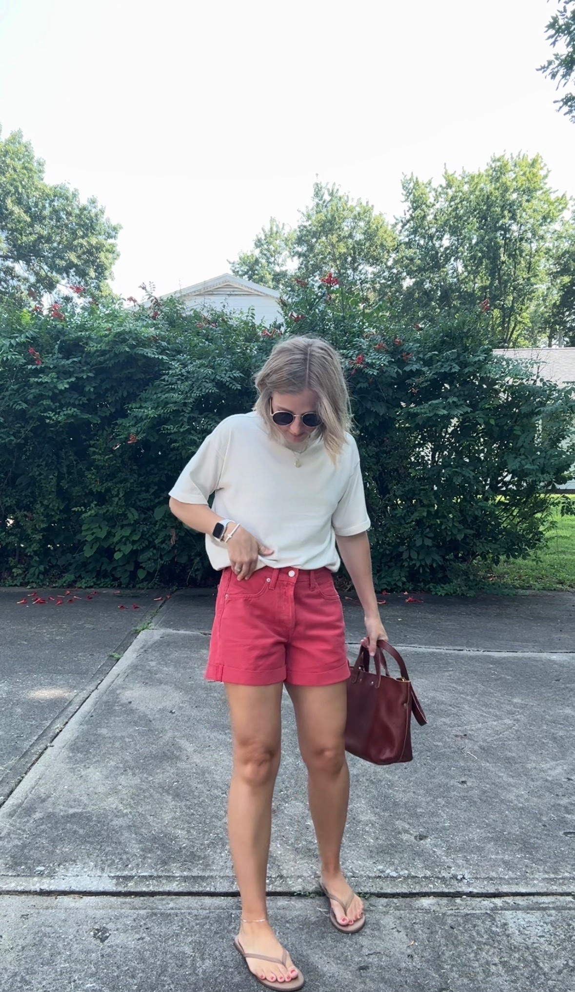 Wearing a small in the top and size 2 in the shorts!

#LTKmomlife #LTKgrwm #LTKootd