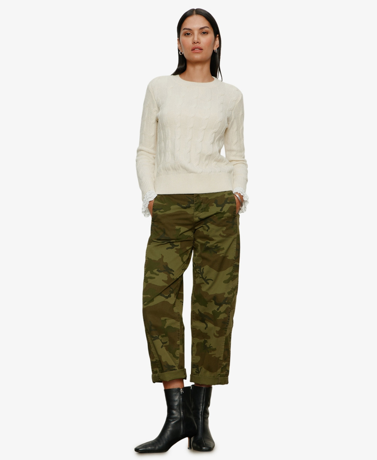 Sanctuary Women's Boyfriend Cruiser Pants - Rambler Camo | Macy's