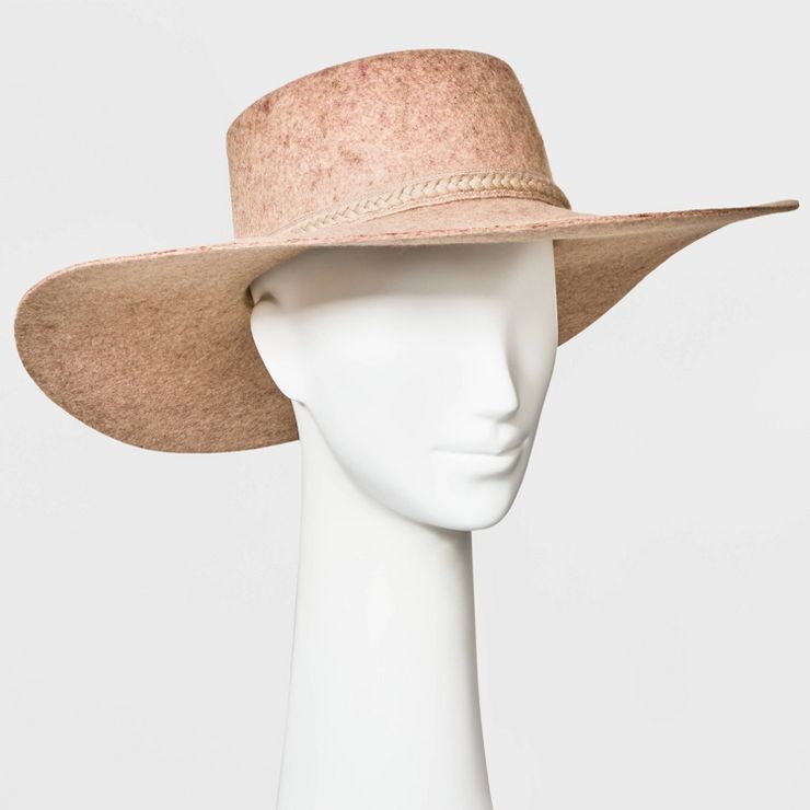 Women's Wide Brim Felt Boater Hat - Universal Thread™ | Target