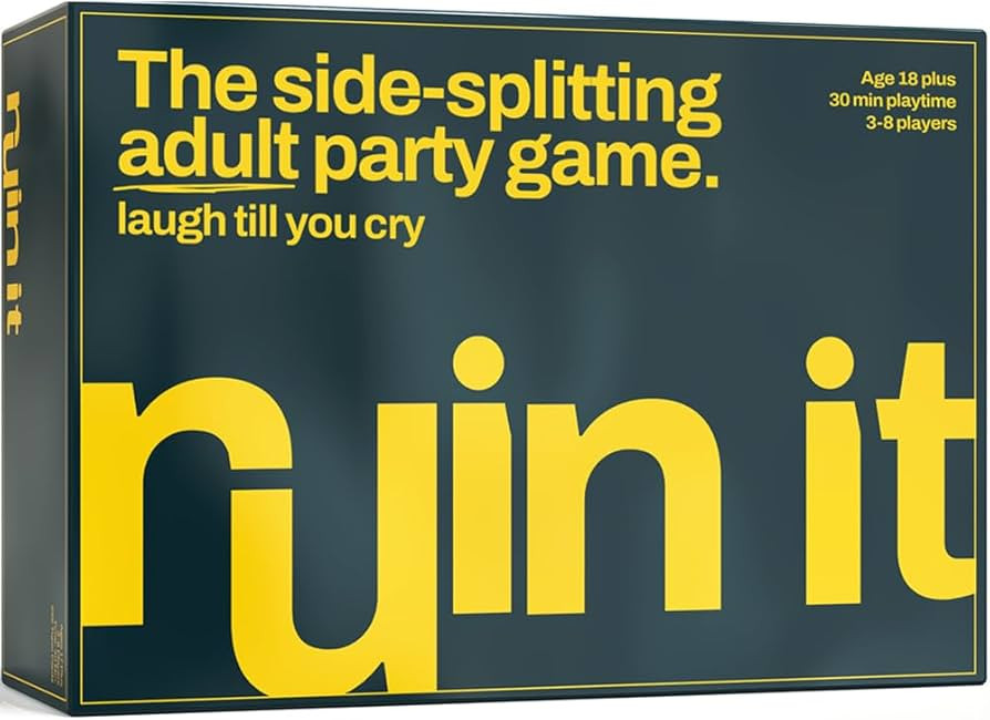 Adult Party Board Game Ruin IT Hilariously Funny Game for Ages 18 + | Amazon (US)